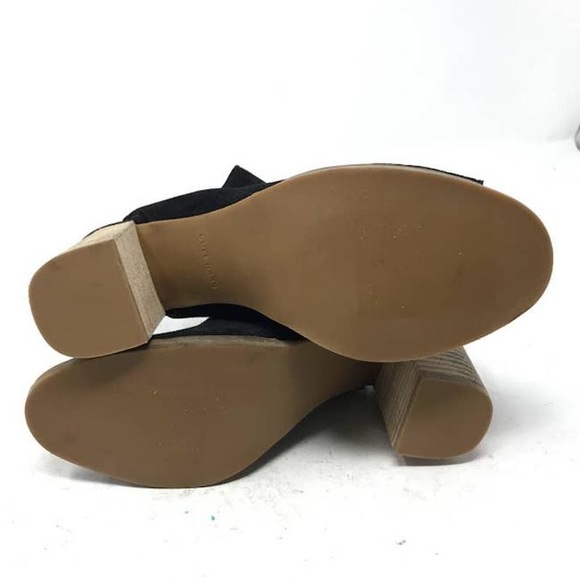 Cole Haan - Suede Block Heel Open Toe - Picture 7 of 9